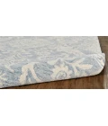 Feizy Belfort Modern Floral Paisley Rug, Celestial Blue/Ivory, 9ft x 12ft Area Rug