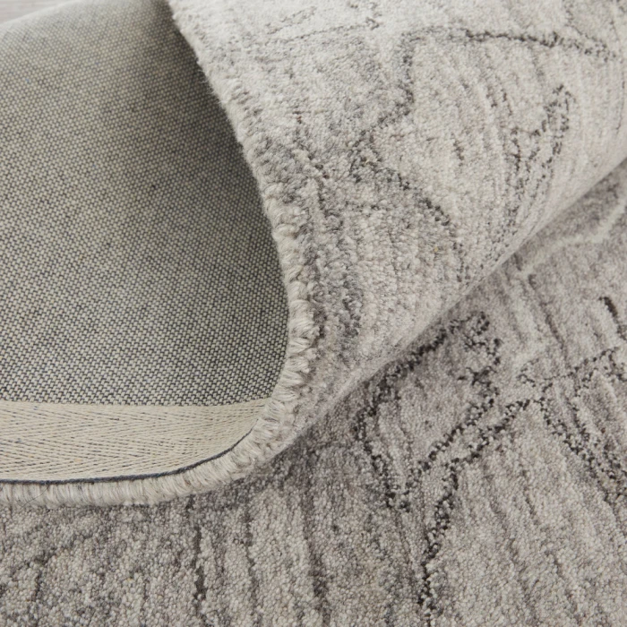 Feizy Whitton Industrial Abstract, Gray/Tan/Ivory, 9' x 12' Area Rug