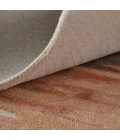 Feizy Anya Industrial Abstract, Red/Brown/Orange, 9' x 12' Area Rug