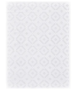 Feizy Saphir Mira WHITE/WHITE 6803491F 9 ft. 8 in. X 12 ft. 7 in. Rectangle Rug