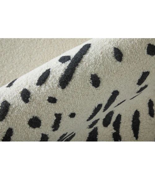 Feizy Winston Ivory/Black WNS8B06F 5ft. x 8ft. Rect. Rug
