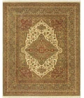 Feizy Bradford Gold/Ivory/Red 3546550F 8ft. x 8ft. Round Rug