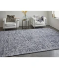 Feizy Whitton Industrial Abstract, Black/Gray/Ivory, 9' x 12' Area Rug