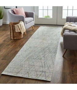 Feizy Elias 6589F SILVER Area Rug 2 ft. 9 in. X 8 ft. Runner