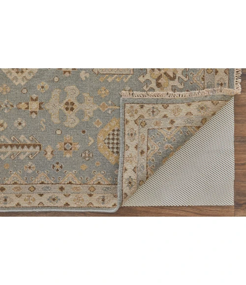Feizy Corbitt Classic Oriental, Blue/Gray/Ivory, 2'-6" x 12' Runner