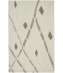 Feizy Anica 8008F IVORY/BROWN Area Rug 2 ft. X 3 ft. Rectangle