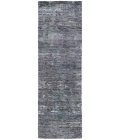 Feizy Conroe Luxe Abstract Hand Knot Rug, Lilac/Blue/Gray, 2ft-6in x 8ft Runner