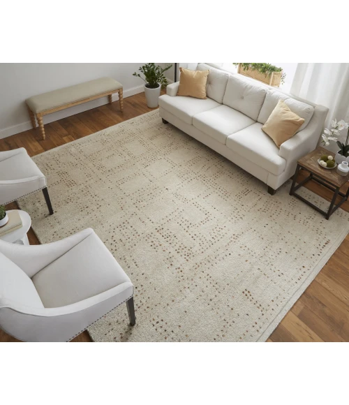Feizy Truxel Tan/Brown T26T6040 8ft. x 10ft. Rect. Rug