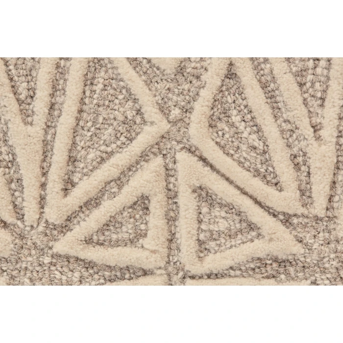 Feizy Enzo Global Geometric, Tan/Ivory, 9'-6" x 13'-6" Area Rug