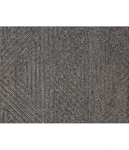 Feizy Phoenix Farmhouse Geometric, Gray, 7'-9" x 9'-9" Area Rug