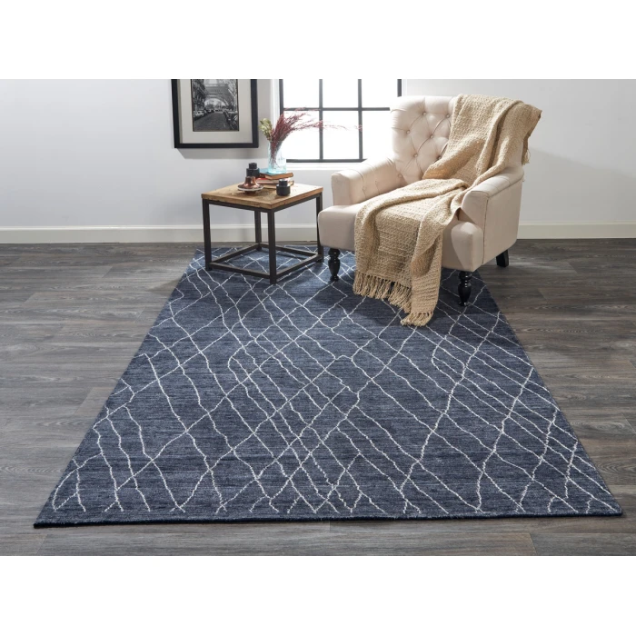 Feizy Lennox NAVY 8028695F 2 ft. X 3 ft. Rectangle Rug