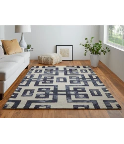 Feizy Lorrain 8568F NOIR Area Rug 9 ft. 6 in. X 13 ft. 6 in. Rectangle