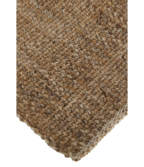 Feizy Naples Space Dyed In/Outdoor Flatweave, Tobacco Brown, 8ft x 10ft Area Rug