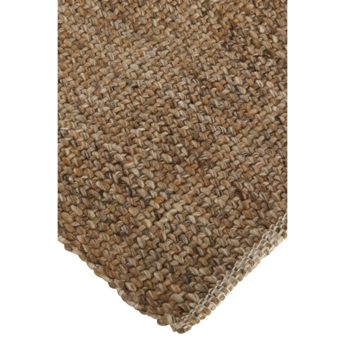 Feizy Naples Space Dyed In/Outdoor Flatweave, Tobacco Brown, 8ft x 10ft Area Rug