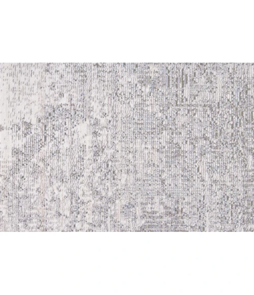 Feizy Cecily Vintage Medallion, Gray/Ivory/Taupe, 8' x 8' Square Square Rug