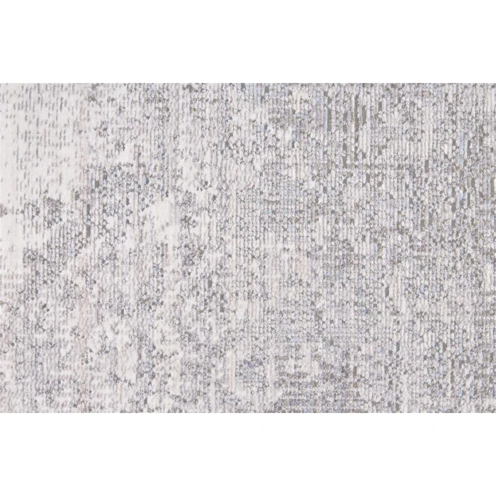Feizy Cecily Vintage Medallion, Gray/Ivory/Taupe, 8' x 8' Square Square Rug