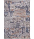 Feizy Francisco Southwestern Graphic Rug, Blue/Orange, 12' x 15' Area Rug