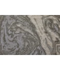 Feizy Prasad Casual Watercolor, Gray/Ivory/Silver, 8' x 11' Area Rug