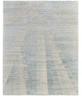 Feizy Brighton Casual Abstract, Blue/Ivory/Silver, 4' x 6' Accent Rug