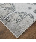 Feizy Astra Industrial Abstract, Gray/Silver/Ivory, 2'-10" x 7'-10" Runner