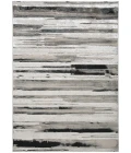 Feizy Micah Industrial Abstract, Silver/Gray/Black, 3'-11" x 6' Accent Rug