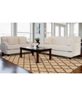 Feizy Bermuda Global Trellis & Lattice, Brown/Tan, 4' x 6' Accent Rug