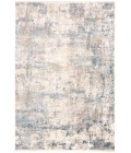 Feizy Cadiz Industrial Abstract, Ivory/Tan/Blue, 9'-9" x 13'-2" Area Rug