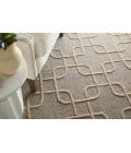Feizy Kimball Gray/Taupe/Tan KIM8A35F 12ft. x 15ft. Rect. Rug