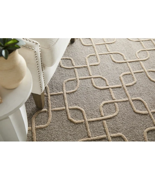 Feizy Kimball Gray/Taupe/Tan KIM8A35F 12ft. x 15ft. Rect. Rug