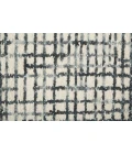 Feizy Maddox Modern Tufted Architectural Rug, Ivory/Graphite Gray, 3ft-6in x 5ft-6in