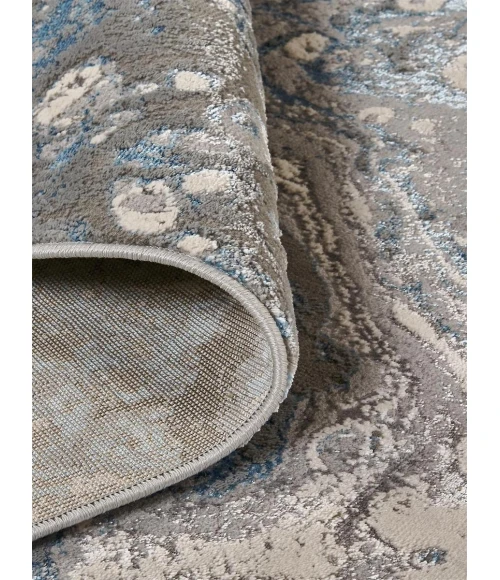 Feizy Azure SILVER/BLUE AZR3405F 3 ft. 11 in. X 6 ft. Rectangle Rug