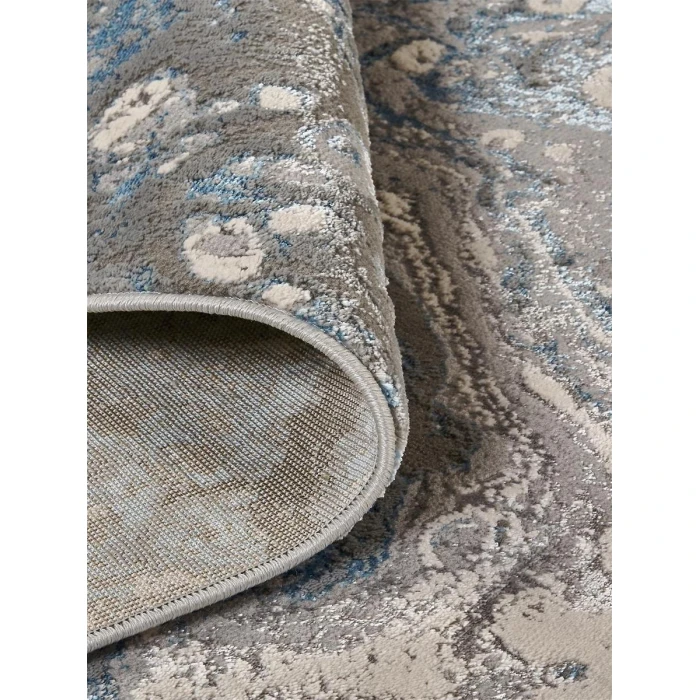 Feizy Azure SILVER/BLUE AZR3405F 3 ft. 11 in. X 6 ft. Rectangle Rug
