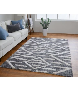 Feizy Mynka 39IBF GRAY Area Rug 9 ft. X 12 ft. Rectangle