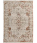 Feizy Kaia Casual Distressed, Tan/Ivory/Orange, 3' x 5' Accent Rug