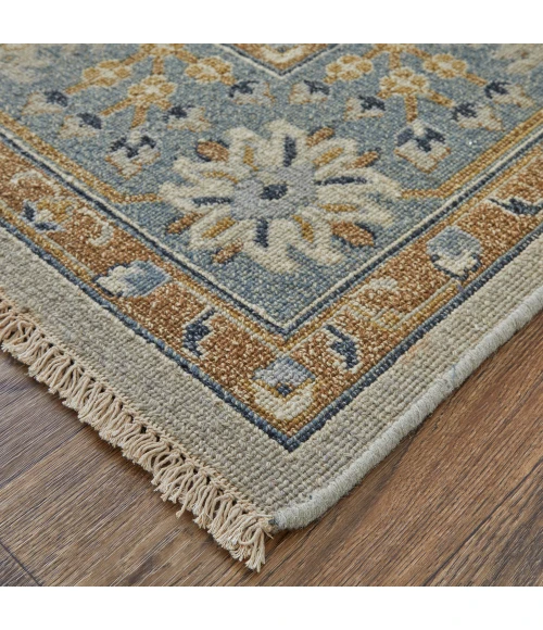Feizy Corbitt Classic Oriental, Blue/Brown/Gray, 8'-6" x 11'-6" Area Rug