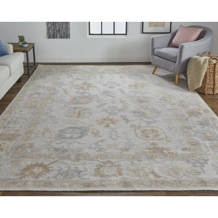 Feizy Wendover Ivory/Tan WND6847F 8ft. x 10ft. Rect. Rug