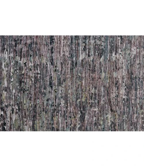 Feizy Conroe Luxe Abstract Hand-Knot Area Rug, Lilac/Blue/Gray, 8ft-6in x 11ft-6in