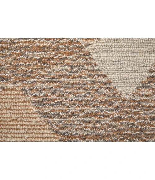 Feizy Pollock Bohemian & Eclectic Abstract, Brown/Tan/Ivory, 2' x 3' Accent Rug