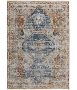 Feizy Kaia 39HWF BLUE/RED Area Rug 12 ft. X 15 ft. Rectangle
