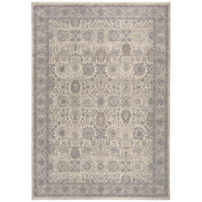 Feizy Marquette Rustic Persian Farmhouse Rug, Beige/Warm Gray, 4ft x 5ft-3in Accent Rug