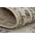 Feizy Kano Classic Distressed, Ivory/Taupe/Gray, 5'-3" x 7'-6" Area Rug