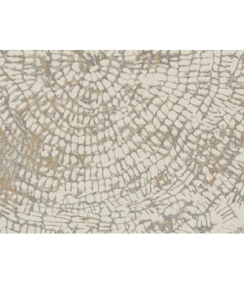 Feizy Parker SILVER/IVORY PRK3702F 9 ft. X 12 ft. Rectangle Rug