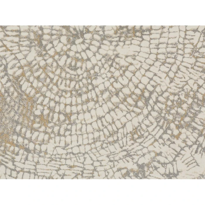 Feizy Parker SILVER/IVORY PRK3702F 9 ft. X 12 ft. Rectangle Rug