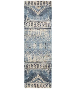 Feizy Palomar 6572F BLUE Area Rug 2 ft. 6 in. X 8 ft. Runner