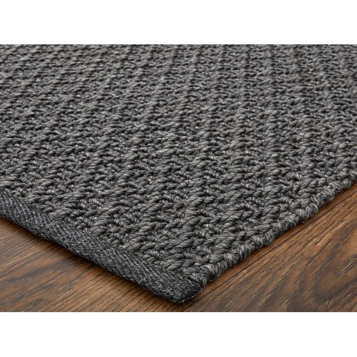 Feizy Tito GRAY TTO0826F 5 ft. X 8 ft. Rectangle Rug