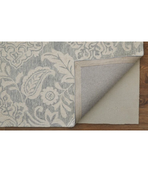 Feizy Belfort Classic Medallion, Blue/Ivory, 10' x 14' Area Rug