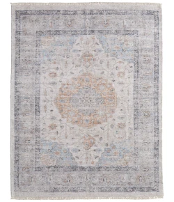 Feizy Caldwell Ivory/Blue/Orange 8798980F 9 ft. X 12 ft. Rect. Rug