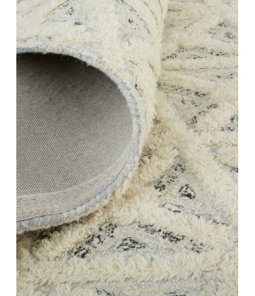 Feizy Anica BLUE/IVORY ANC8007F 6 ft. X 9 ft. Rectangle Rug