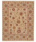 Feizy Amherst Classic Bordered, Tan/Gold/Red, 9'-6" x 13'-6" Area Rug