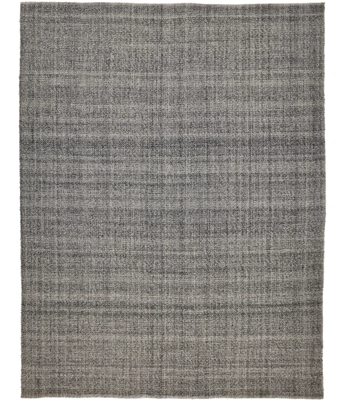 Feizy Naples Space Dyed In/Outdoor Flatweave, Charcoal Gray, 2ft x 3ft Area Rug